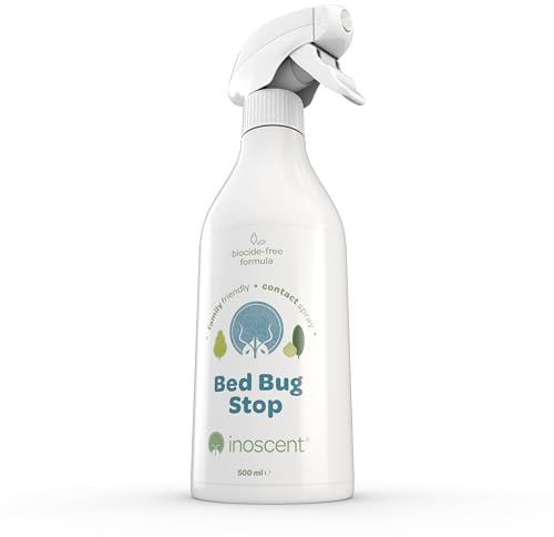 Inoscent Stop Chinches – Spray de Acción Inmediata sin Olores | Fórmula de Base Acuosa Sin Manchas