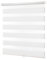 Ventanara® Doppelrollo schnurlos ohne Bohren Klemmfix Fenster Duo Rollo inklusive Montagematerial (weiß, 50 x 150 cm)