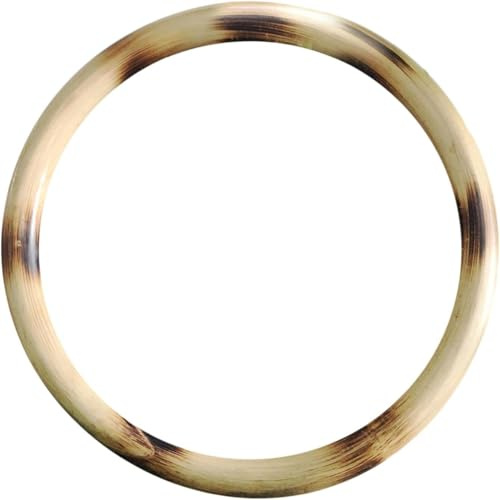 BAY Chi Sau Rattan Ring 22 cm Branding Muster Wing Tsun Kung Fu Branding Muster Übungsring Trainingsring Holz Rattanring
