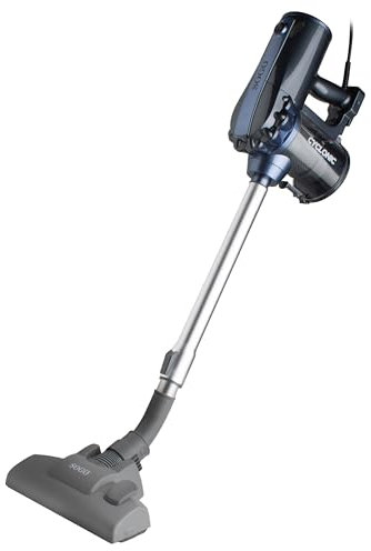 SOGO Aspirador Vertical Cómodo y Manejable – Aspirador Ciclónico 2 en 1 – Aspiradora de Mano y Escoba Ligera para Uso Diario – Cable de 4,5 Metros y Potencia 600W - Aspiradora con Filtro HEPA