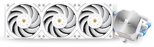 THERMALRIGHT Frozen Edge 360 White - Refrigeratore d'acqua liquido CPU con ventola PWM da 120 mm, 360 bianco Cold Row, dissipatore d'acqua integrato per AM4/AM5, Intel LGA1700/1150/1151/1200/1851