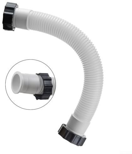 Tubo per piscina a prova di perdite, per pompa con filtro a sabbia, 11535, facile installazione (confezione da 2)
