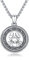 PARYFO Sternzeichen Krebs Halskette 925 Sterling Silber Krebs Anhänger Konstellationen Halskette Astrologie Horoskop Anhänger Schmuck Geschenke für Männer Frauen Unisex