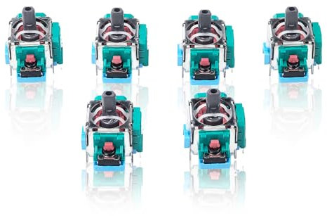 6Pcs 3D Joystick Module, Universal Joystick Game Controller Analog Stick Module for Wireless Controller, Joystick Analog Thumbstick Replacement for PS4 PS5 Joystick Controller