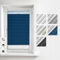 Estika Thermoplissee mit Bohren 90x120 cm Farben: Dunkles Türkis Verdunkelung und plissee zum anschrauben für Fenster in verschiedenen Blickdicht erhältlich mit Montagezubehör