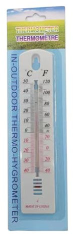 Termometro Da Parete Per Interni E Per Esterni, Temperatura Ambiente, Monitor Della Temperatura Ambiente Facile Da Montare Con Letture Precise E Accurate, Termometro A Scala Di Facile Lettura Per Casa