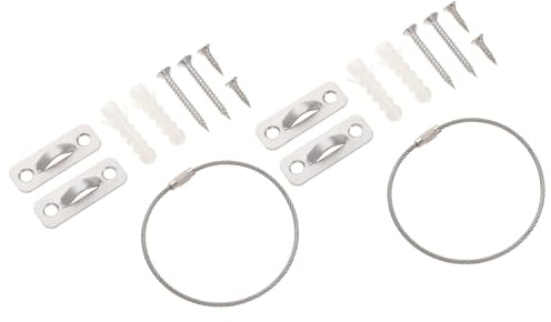 LOORGVEL 2juegos Correas para Muebles Kit de Anclajes para Muebles Correas de Seguridad Antivuelco Hogar Dispositivo Antivuelco para Anclajes de Seguridad para Cajas Fuertes