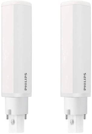 DSTOCK60 - 2 ampoules LED PL-C 2P G24d - CorePro - 8,5W - 4000K - 1000 lumen - 30 000 heures de vie - Compatible Philips