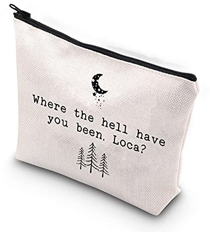KUIYAI Twilight Jacob Inspired Bella Where The Hell Have You been Loca Reißverschlusstasche Make-up-Tasche, Wo die Hölle Tasche, modisch