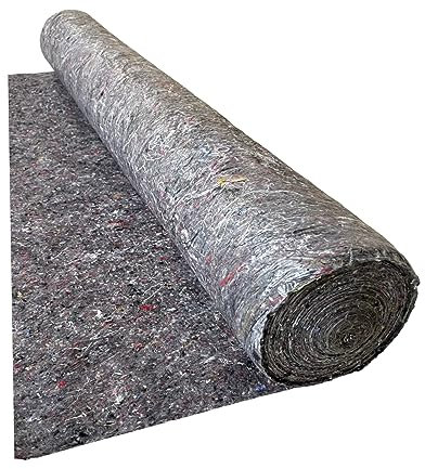 Feltro Protettivo Assorbente Antiscivolo Multiuso per Pavimento 210 gr/mq per pittura (1x10 metri)