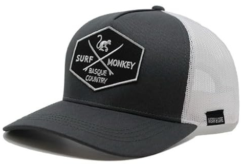 Surf Monkey | Origins basebollkeps justerbar truckerkeps - ekologisk bomull - en storlek