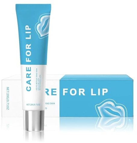 Crema labial, cuidado hidratante de larga duración para los labios, fórmula nutritiva para reducir la sequedad y exfoliar suavemente la piel muerta, 20 g (1)