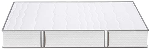 MSS e.K. XXL TONNEN-Taschenfederkernmatratze Medic Silver Plus | EXTRA HOCH 24 cm (Kernhöhe: 22 cm) | 140 x 200 cm | H5 | 7 Zonenaufbau | Komfortschaum | Borderbezug Silver | schadstoffgeprüft