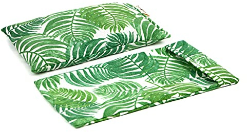 TERMOSAK Natural Thermal Pillow, with Green Soy and Lavender Seeds, 23x14, Microwave/Freezer Heat Pack, Heat/Cold Heat Pad, Very Resistant. (007, 23x14+Cover)
