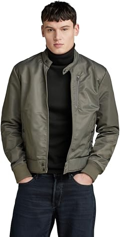 G-STAR Para Hombre Chaqueta Biker, Gris (gs grey D24281-C143-1260), L