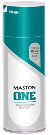 Maston Spray Paint ONE - Satin Turquoise RAL5018 400ml