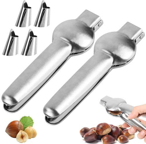 Kastanien Clip,Maronizange,Maroni Schneider Edelstahl,Kastanie Schneider,Maronen Messer,Maronimesser für Walnüsse Nussknacker,Chestnut Opener Cutter,Kastanienmesser Kastanienzange,Kastanienöffner