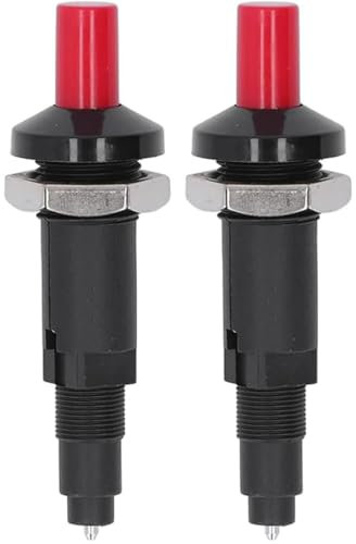 VISSQH 2 pezzi accenditore piezoelettrico accenditore a Pulsanteaccenditore a scintilla Piezoelettrica,1 su 1 accenditore a scintilla per Grill per Barbecue per Gas Camino accenditore elettrodo