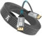 Nersligek DisplayPort Cable 2.1 2M-DP Cable Soporta 16K@60Hz, 10K@60Hz, 8K@120Hz, 4K@240Hz/165Hz/144Hz, 2K@360Hz/240Hz, 80Gbps, HDR, DSC1.2a, FreeSync, G-Sync para Monitor Gaming, Tarjeta Gráfica, PC