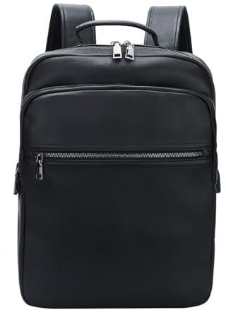 Leathario Backpack for Men Real Genuine Leather Laptop Backpacks Casual Daypacks Women's Fashion Backpacks Men's School Business Travel Bag Large Capacity