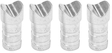 SHARROW 50 Stück Moon Nock Ends für Armbrustbolzen Aluminium Pfeilnocke Nocken für Armbrust Pfeilschäfte mit Innendurchmesser 7.6mm oder 6.2mm (für ID 7.6mm)