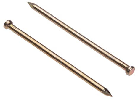 Clous de Finition (Paquet de 300) Clous Galvanisés Yelloe pour le Bricolage et l'artisanat Décoration de la Maison Construction de Meubles Taille : Longueur 30mm Diamètre du clou 1.6mm.