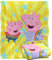Peppa Pig Silky Touch Kinderdecke, 152 x 127 cm, High Five Peppa and George