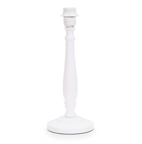 ValueLights | Traditional White Wood Candlestick Table Lamp Base for Living Room Bedroom | Table Lamps, Home Décor & Improvement Essential