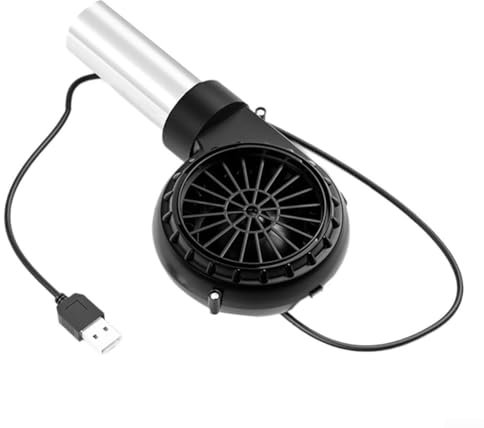 Edelstahl-Grillgebläse für schnelles Anzünden in verschiedenen Außeneinstellungen (nicht einstellbare Geschwindigkeit)