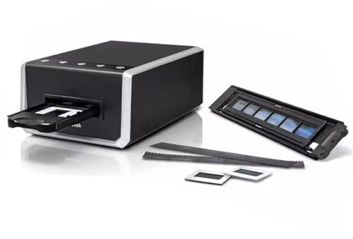 DLAZUM Scanner de Films et Diapositives 35 mm, Scanner Photo numérique, résolution 7200 PPP/Sortie 48 Bits, convertit Les négatifs et Diapositives 35 mm au Format JPEG, Compatible Mac et