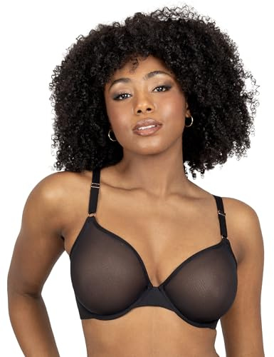 Smart & Sexy Soutien-Gorge en Maille Transparente avec Demi-Armatures pour Femme, 1 pièce ou Lot de 2, 105F