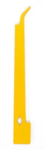 xtradefactory Imker WABENHEBER mit J-Haken BEEComb | Federstahl, 28,5 cm, gelb | Bienenstockschaber, Imker Stockmeißel, Bienenzucht Meißel, Wabenmeißel