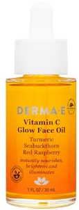 DERMA E Vitamin C Glow Face Oil 30ml