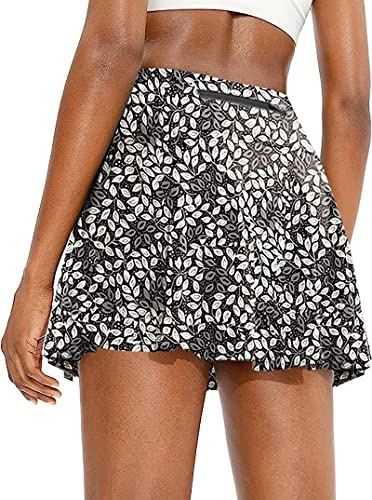 Jhsnjnr Womens Pleated Tennis Skirt with Pockets Shorts High Waisted Workout Summer Skorts Sports Golf Skort
