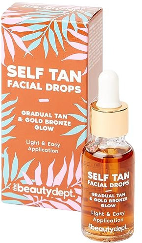 Gocce facciali autoabbronzanti,Autoabbronzante per il viso 20 ml