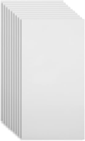 Adesivi per piastrelle, 10 pezzi, autoadesivi, per cucina, bagno, camera da letto, soggiorno (bianco chiaro)