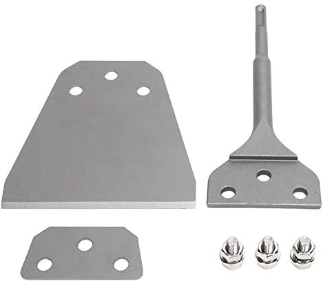 Broca de Cincel para Piso de 5 Pulgadas de Ancho, Herramienta de Cincel para Quitar Lechada de Azulejos de Alta Resistencia, Raspador de Piso, Herramienta de Cincel para Quitar Azulejos, Mango Largo,