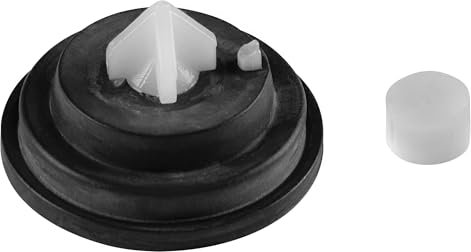 Cornat Kit de pièces de rechange pour vanne de remplissage de chasse d'eau Uni à partir de 05/13 – Plastique – Composé d'une membrane de chapeau et d'un bouchon flotteur – Compatibilité universelle