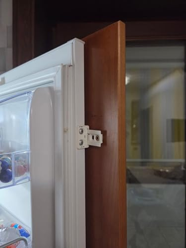 Set 4 Guide Scorrevoli per Cassetto Frigorifero e Freezer - Colore Bianco