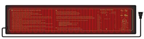 Alfombra De Calor De Plántulas - Almohadilla De Cultivo, Calentador De Arranque | Alfombra De Calentamiento De Plantas Interiores Para Soporte De Bandejas De Plántulas, Ayuda De Enraizamiento Hidropón