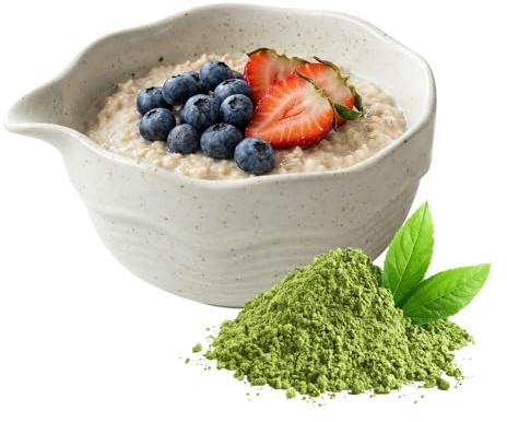Culinavog Ceramic Cuenco de Té Matcha, Chawan Tazón de Té de Tradicional Artesanal, Japonesa de Té Chawan, cuenco para matcha, 500 ml, para té, cocina, latte, familia