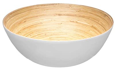 5five - saladier d25cm bambou blanc