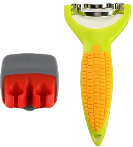 KeepingcooX Palm Style Peeler, Paquet de 2 éplucheurs de paumes, éplucheur de légumes à la main, poignées de doigt confortables pour éplucher la pomme de terre et la carotte