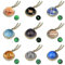 9er Pack Galaxy Anhänger Halskette Sonnensystem Universum Glas Schmuck Nebel Weltraum Kosmos Weltraum Planet Schmuck Valentinstag Liebesgeschenk