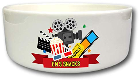 Personalised Snack Bowl | Movie Night bowl | Date Night present | snack bowl | cereal bowl | man bowl