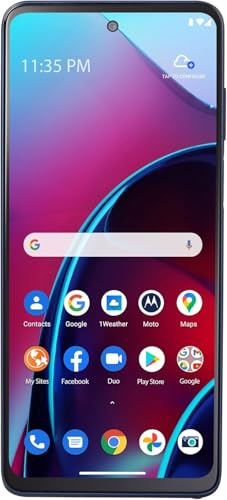 Tracfone Motorola Moto g Stylus (2022), 128GB, Blue - Prepaid Smartphone (Locked)