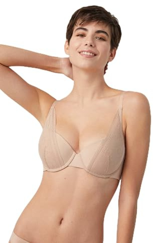 Ysabel Mora - Soutien-Gorge avec Armature et Rembourrage pour Confort et Douceur Optimaux, Design en Dentelle Délicate et Fermeture Doublée, Complète ta Collection Lingerie avec Série Spec