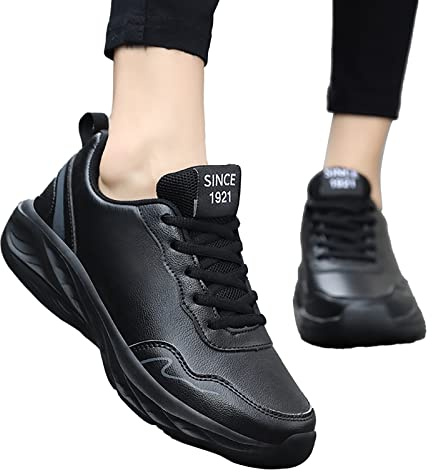 Weiße Sneaker Damen Schwarze Turnschuhe Damen Elegant Casual Große Größe Laufen Schuhe Frauen Sportschuhe Schwarz Weiß Trainingsschuhe Walkingschuhe für Outdoor Jogging Fitness