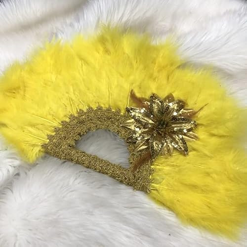 Braut-Federstrauß, Türkei-Feder, Federfächer für Hochzeitsstrauß, Handfächer, handgefertigte Fächer für Tanz – wie abgebildet, L, 200