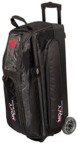 Bowlerstore Products Moxy Blade Triple Roller Bowling Bag - Black